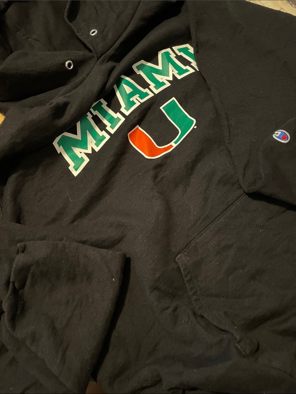 Unisex University of Miami Hoody - Picture 3 of 4